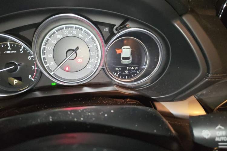 Used Mazda CX-5 2021 2.0L Automatic Two-Wheel Drive Smart Version Odometer Close Up