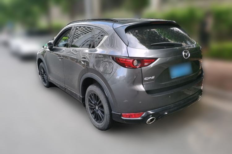 Used Mazda CX-5 2021 2.0L Automatic Two-Wheel Drive Black Knight Rear Left 45 Deg