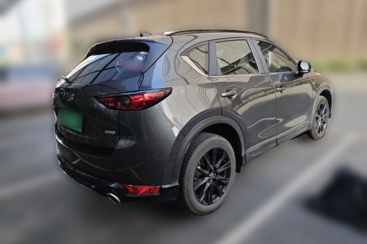 Used Mazda CX-5 2021 2.5L Automatic Two-Wheel Drive Black Knight Rear Right 45 Deg