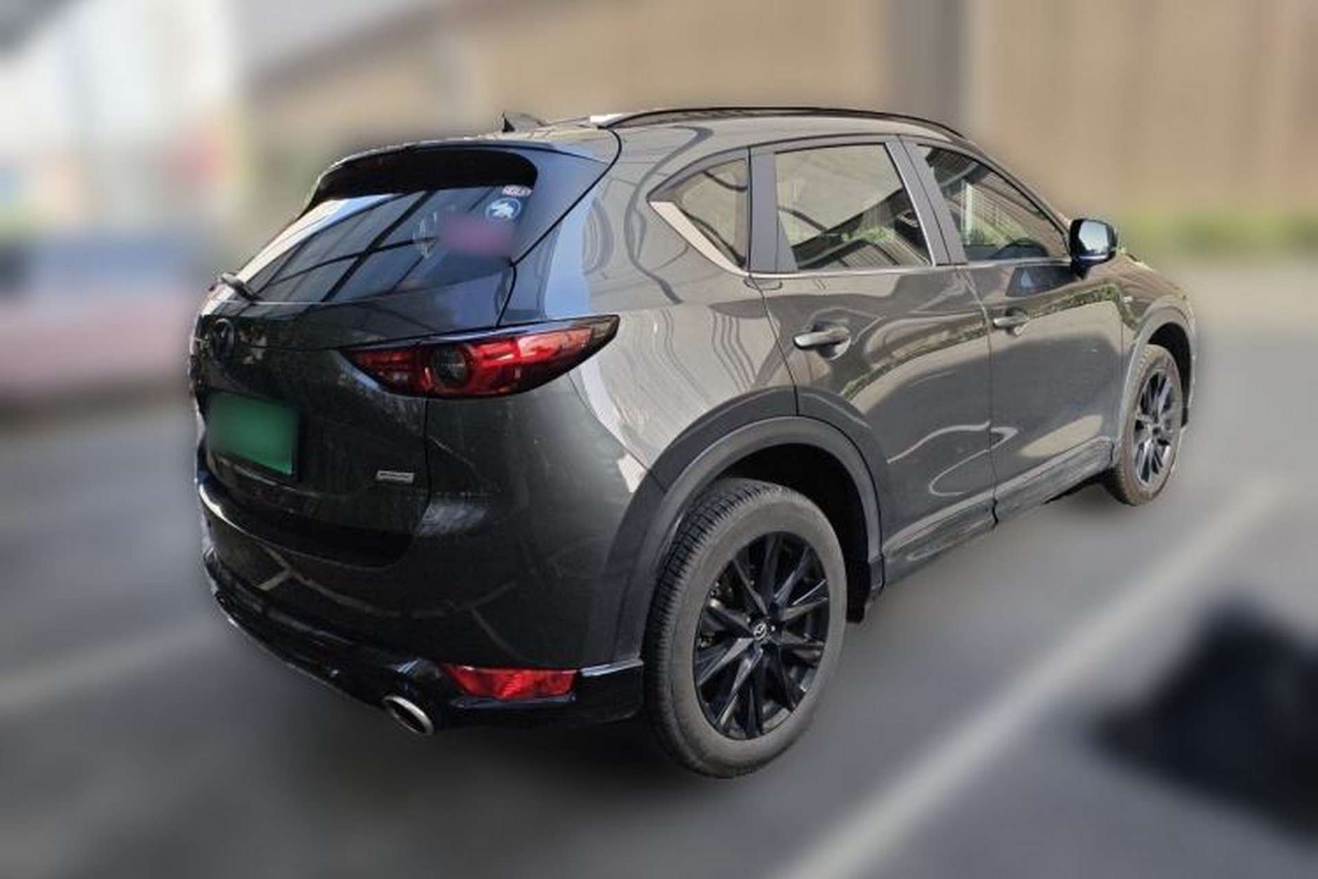 Used Mazda CX-5 2021 2.5L Automatic Two-Wheel Drive Black Knight Rear Right 45 Deg