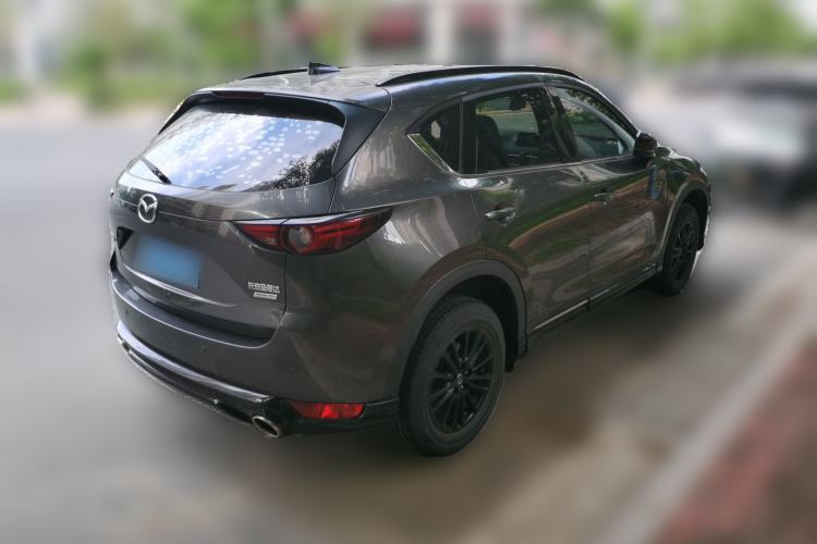 Used Mazda CX-5 2021 2.0L Automatic Two-Wheel Drive Black Knight Rear Right 45 Deg