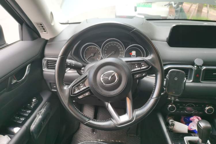 Used Mazda CX-5 2021 2.0L Automatic Two-Wheel Drive Black Knight Steering Wheel