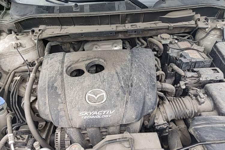Used Mazda CX-5 2021 2.5L Automatic Two-Wheel Drive Black Knight Engine Bay