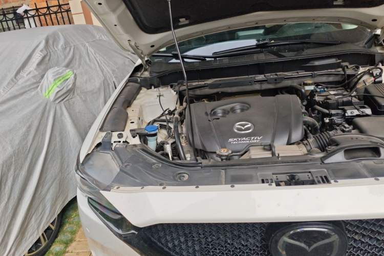 Used Mazda CX-5 2021 2.5L Automatic Two-Wheel Drive Black Knight Engine Bay Right
