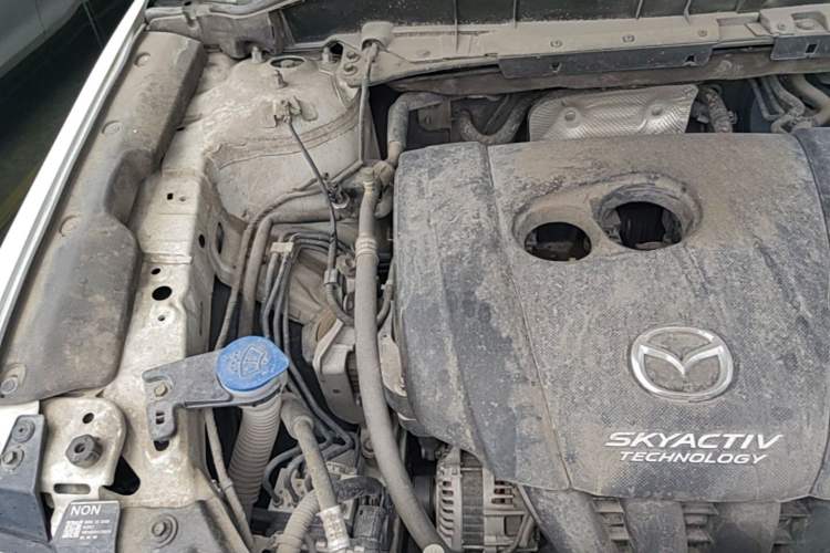 Used Mazda CX-5 2021 2.5L Automatic Two-Wheel Drive Black Knight Engine Bay Right