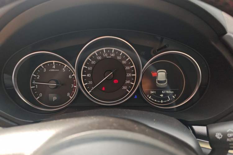 Used Mazda CX-5 2021 2.5L Automatic Two-Wheel Drive Black Knight Instrument Cluster