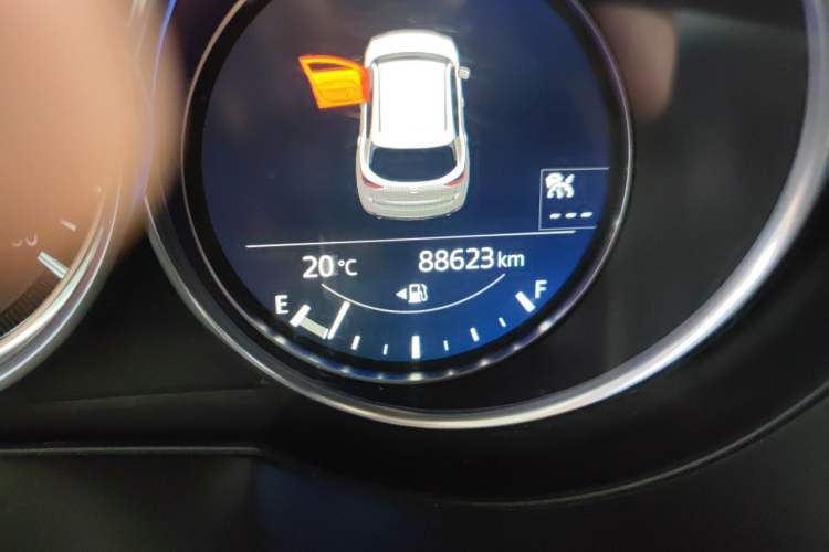 Used Mazda CX-5 2021 2.0L Automatic Two-Wheel Drive Black Knight Odometer Close Up