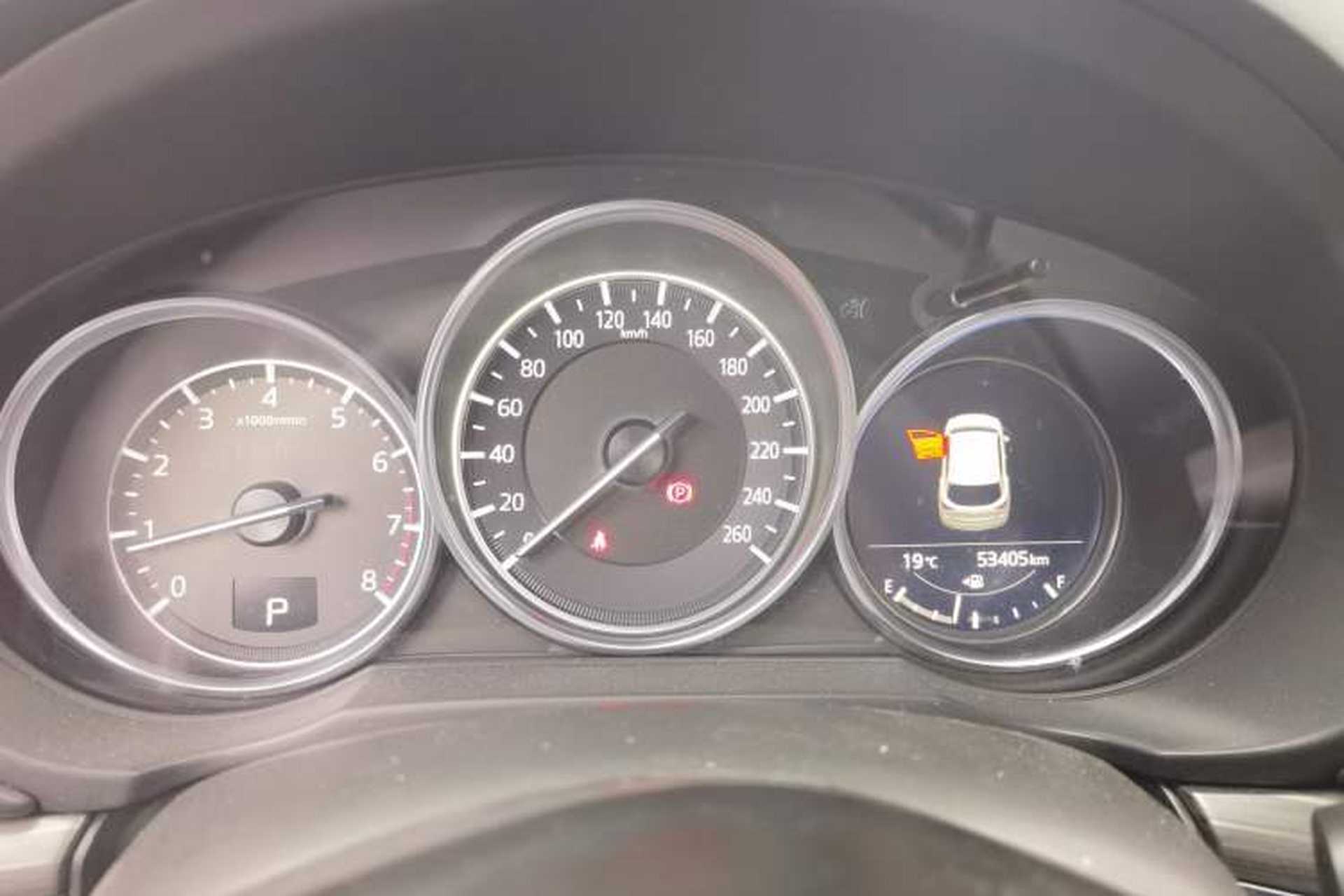 Used Mazda CX-5 2021 2.0L Automatic Two-Wheel Drive ZhiZun Version Odometer Close Up