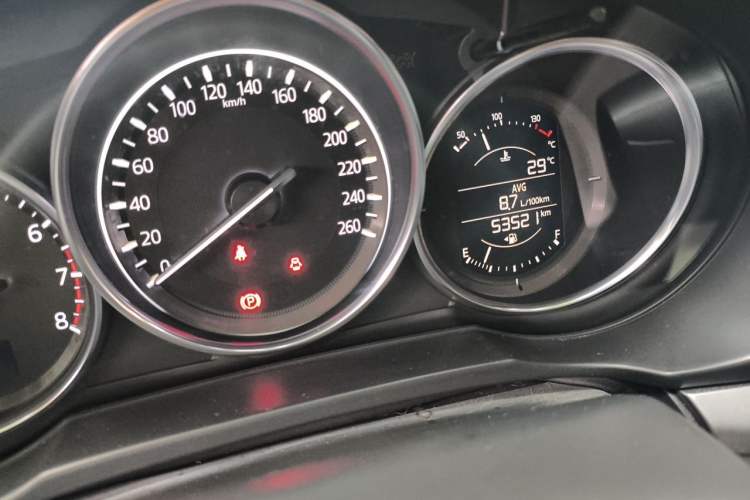 Used Mazda CX-5 2021 2.0L Automatic Two-Wheel Drive Comfort Version Odometer Close Up