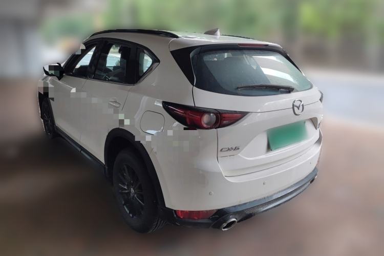Used Mazda CX-5 2021 2.0L Automatic Two-Wheel Drive Black Knight Rear Left 45 Deg