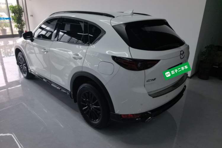Used Mazda CX-5 2021 2.0L Automatic Two-Wheel Drive Black Knight Rear Left 45 Deg