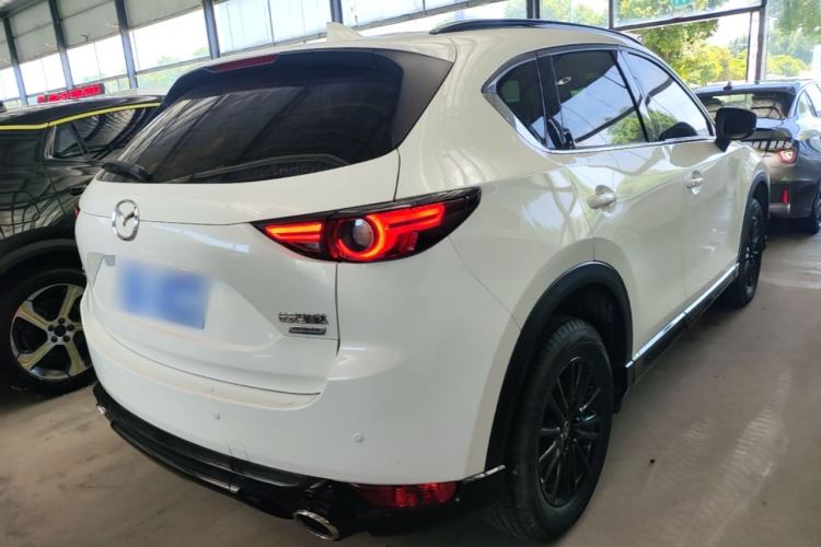 Used Mazda CX-5 2021 2.0L Automatic Two-Wheel Drive Black Knight Rear Right 45 Deg