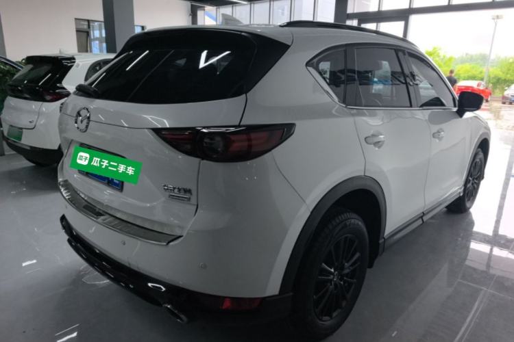 Used Mazda CX-5 2021 2.0L Automatic Two-Wheel Drive Black Knight Rear Right 45 Deg