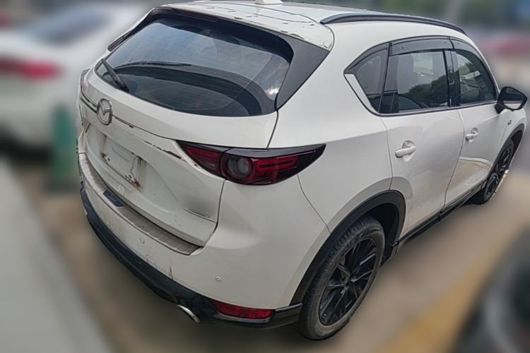 Used Mazda CX-5 2021 2.5L Automatic Two-Wheel Drive Black Knight Rear Right 45 Deg