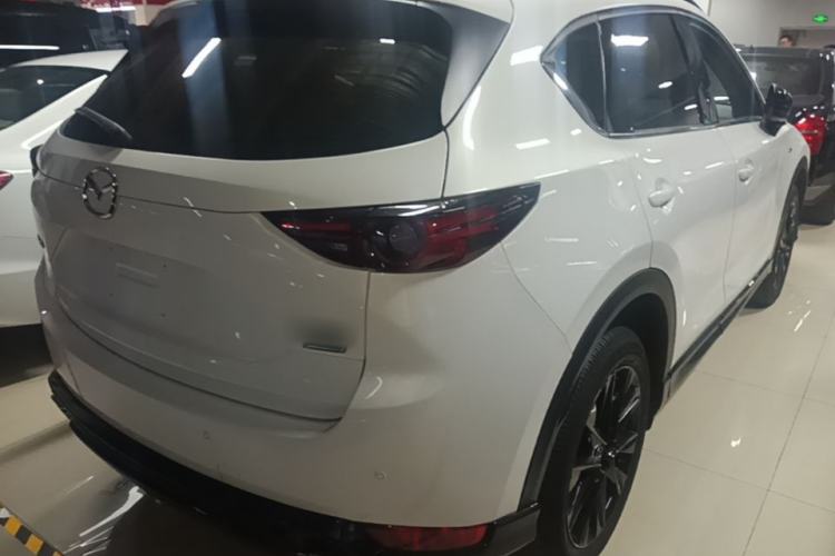 Used Mazda CX-5 2021 2.5L Automatic Two-Wheel Drive Black Knight Rear Right 45 Deg