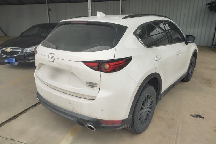 Used Mazda CX-5 2021 2.0L Automatic Two-Wheel Drive Black Knight Rear Right 45 Deg
