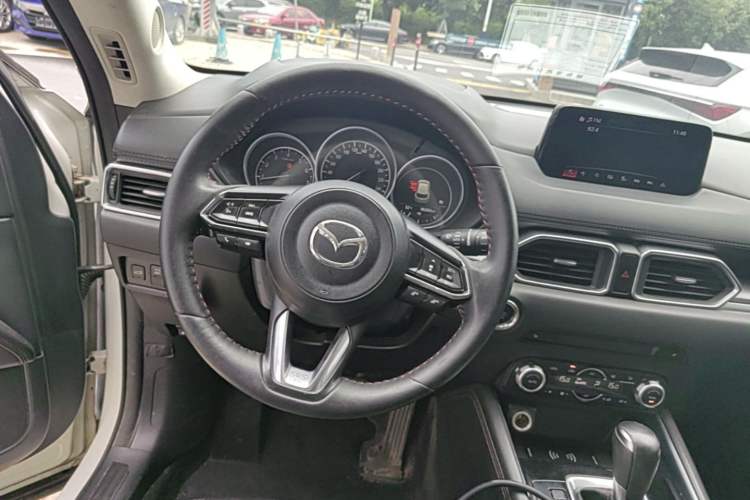 Used Mazda CX-5 2021 2.5L Automatic Two-Wheel Drive Black Knight Steering Wheel