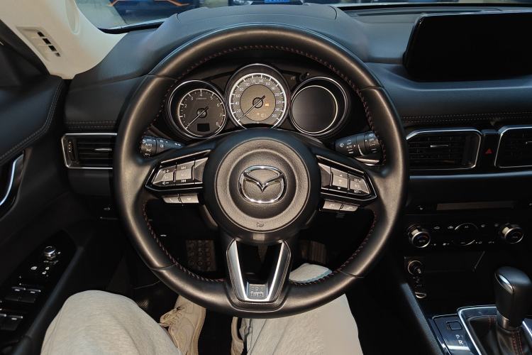 Used Mazda CX-5 2021 2.0L Automatic Two-Wheel Drive Black Knight Steering Wheel