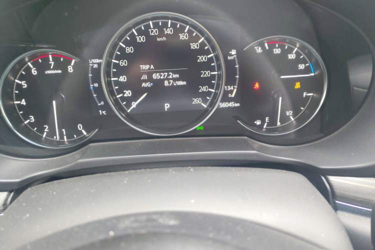 Used Mazda CX-5 2022 2.5L Automatic Two-Wheel Drive ZhiZun Version Odometer Close Up