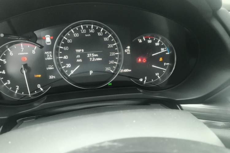 Used Mazda CX-5 2022 2.0L Automatic Two-Wheel Drive Zhiya Version Odometer Close Up