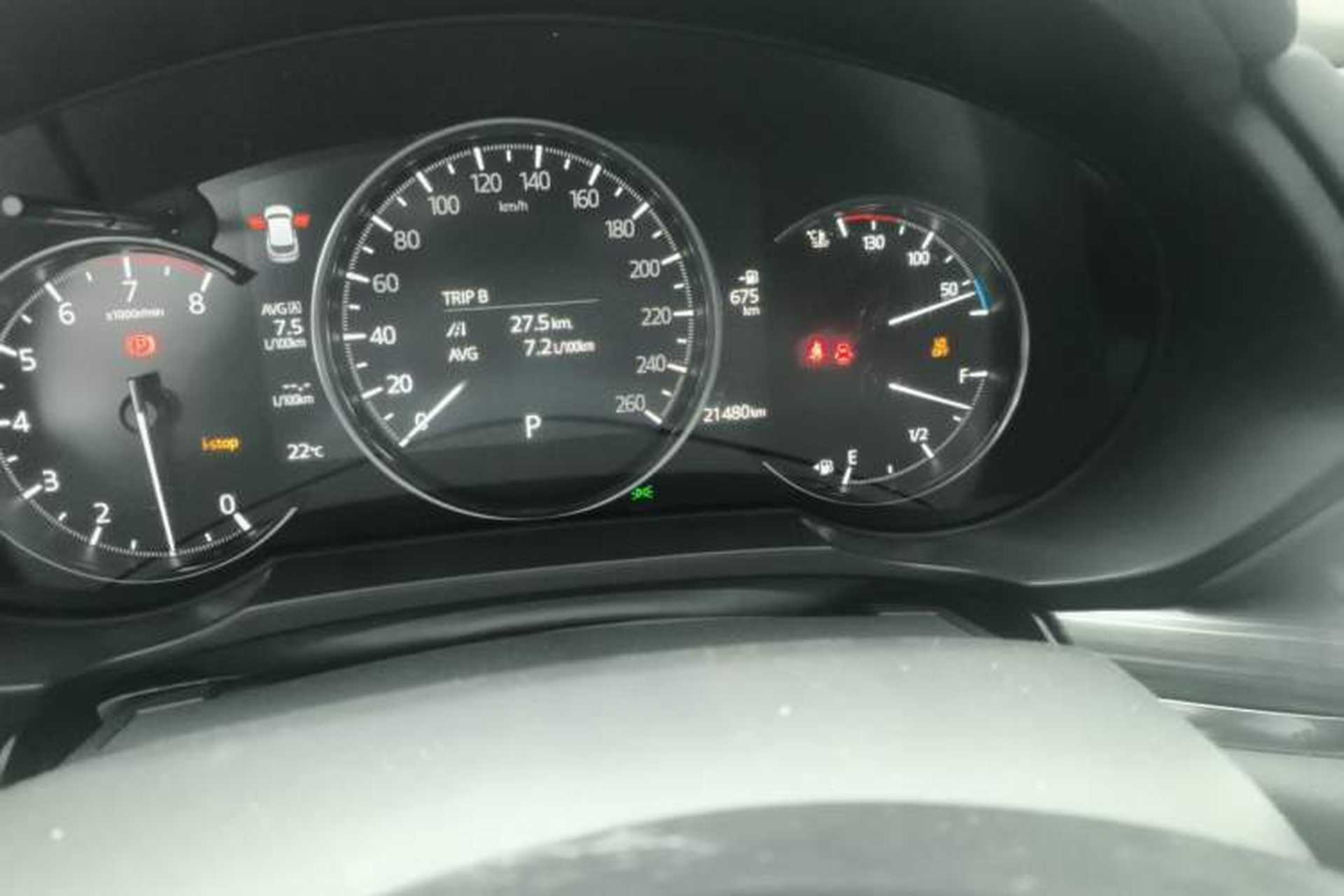 Used Mazda CX-5 2022 2.0L Automatic Two-Wheel Drive Zhiya Version Odometer Close Up
