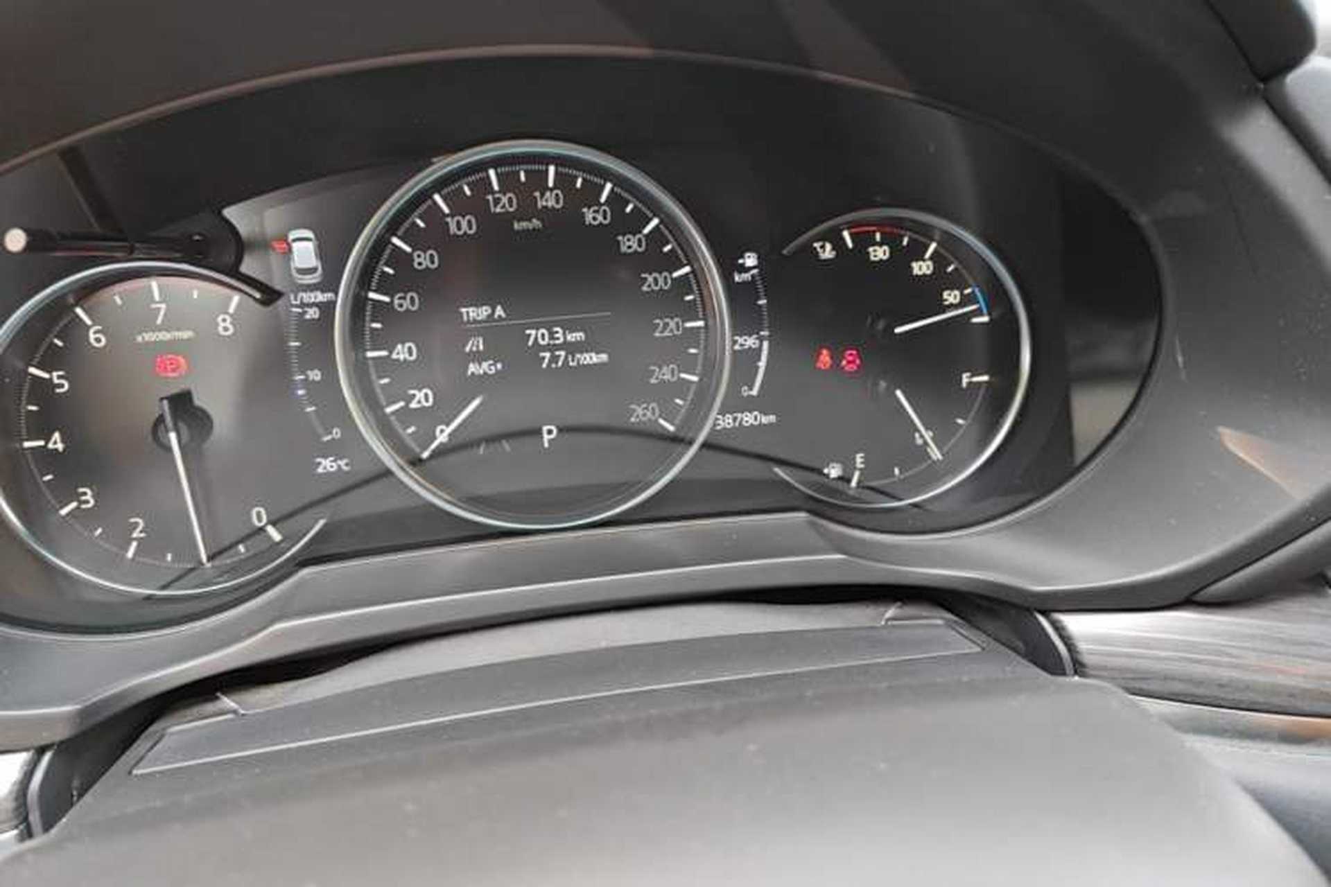 Used Mazda CX-5 2022 2.5L Automatic Two-Wheel Drive ZhiZun Version Odometer Close Up