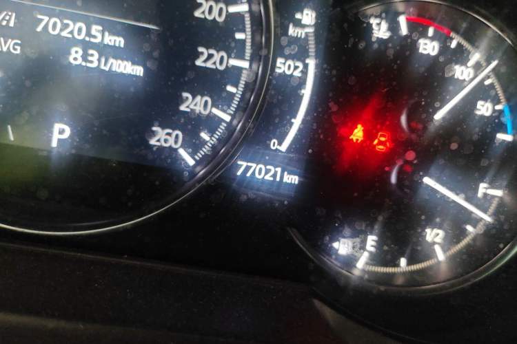 Used Mazda CX-5 2022 2.5L Automatic Two-Wheel Drive ZhiZun Version Odometer Close Up