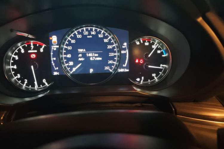 Used Mazda CX-5 2022 2.0L Automatic Two-Wheel Drive Zhiya Version Odometer Close Up
