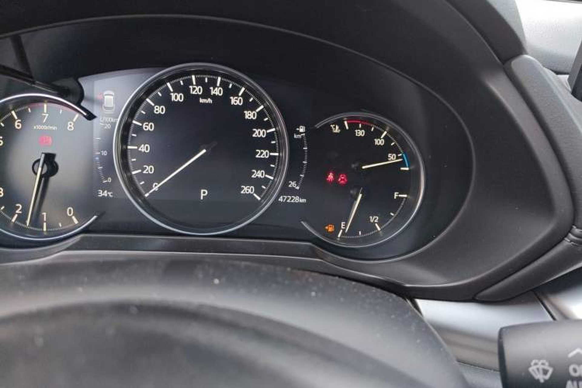 Used Mazda CX-5 2022 2.0L Automatic Two-Wheel Drive Smart Edition Odometer Close Up
