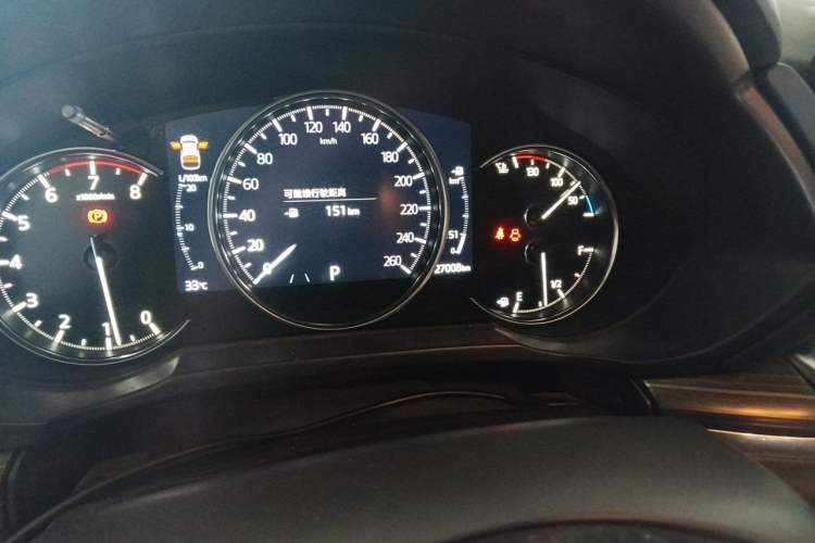 Used Mazda CX-5 2022 2.5L Automatic Two-Wheel Drive ZhiZun Version Odometer Close Up