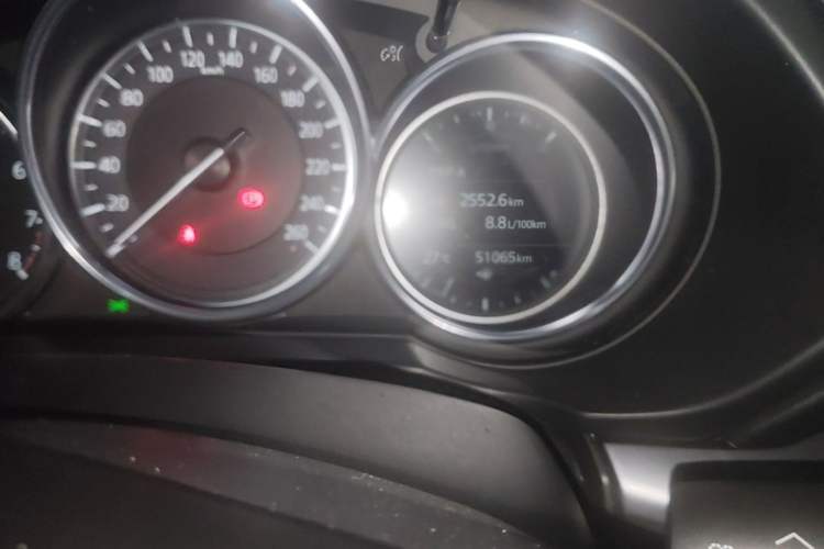Used Mazda CX-5 2024 2.0L Automatic Two-Wheel Drive Comfort Version Odometer Close Up