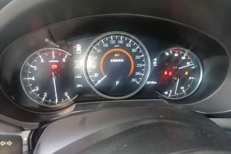 Used Mazda CX-5 2024 2.0L Automatic Two-Wheel Drive ZhiShang Pro Odometer Close Up