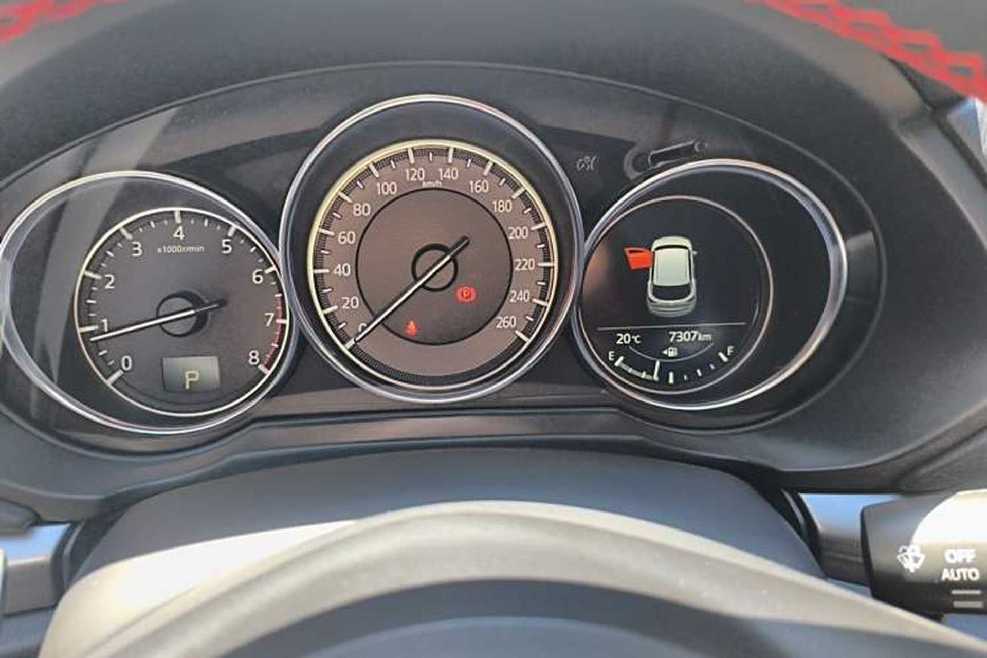 Used Mazda CX-5 2024 2.0L Automatic Two-Wheel Drive Comfort Version Odometer Close Up