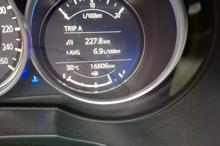 Used Mazda CX-5 2024 2.0L Automatic Two-Wheel Drive Comfort Version Odometer Close Up