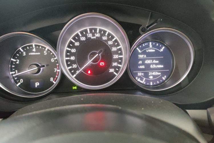 Used Mazda CX-5 2024 2.0L Automatic Two-Wheel Drive Comfort Version Odometer Close Up