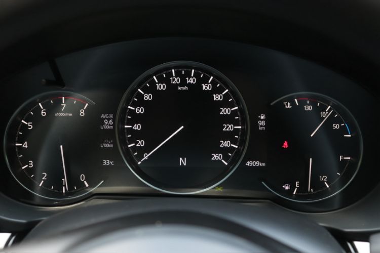 Used Mazda CX-5 2025 2.0L Automatic Two-Wheel Drive Comfort Version Odometer Close Up