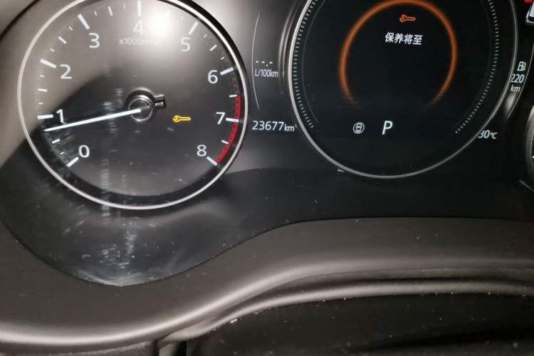 Used Mazda CX-50 2023 2.5L Smart Drive Version Odometer Close Up
