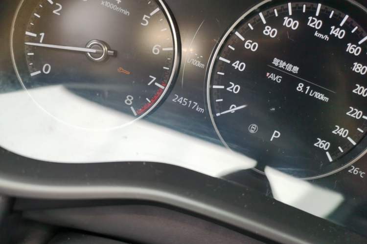 Used Mazda CX-50 2023 2.0L Leading Edition Odometer Close Up