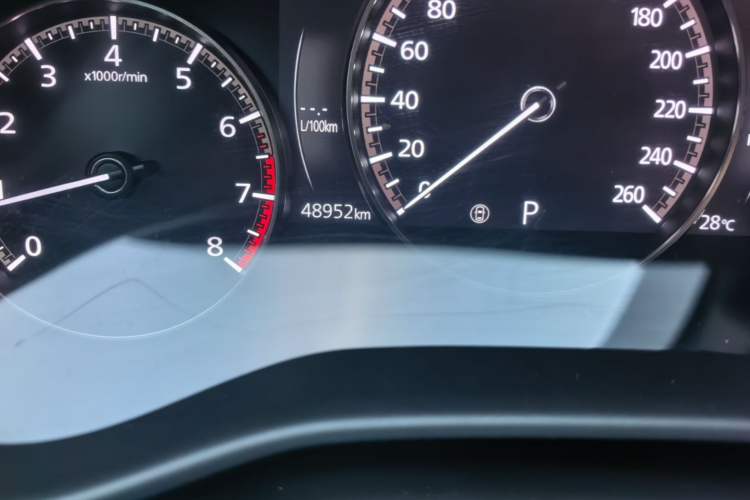 Used Mazda CX-50 2023 2.5L Smart Drive Version Odometer Close Up