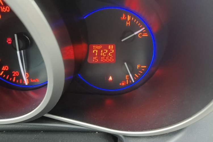 Used Mazda CX-7 2014 2.3T Smart All-Wheel-Drive Sport Edition Odometer Close Up