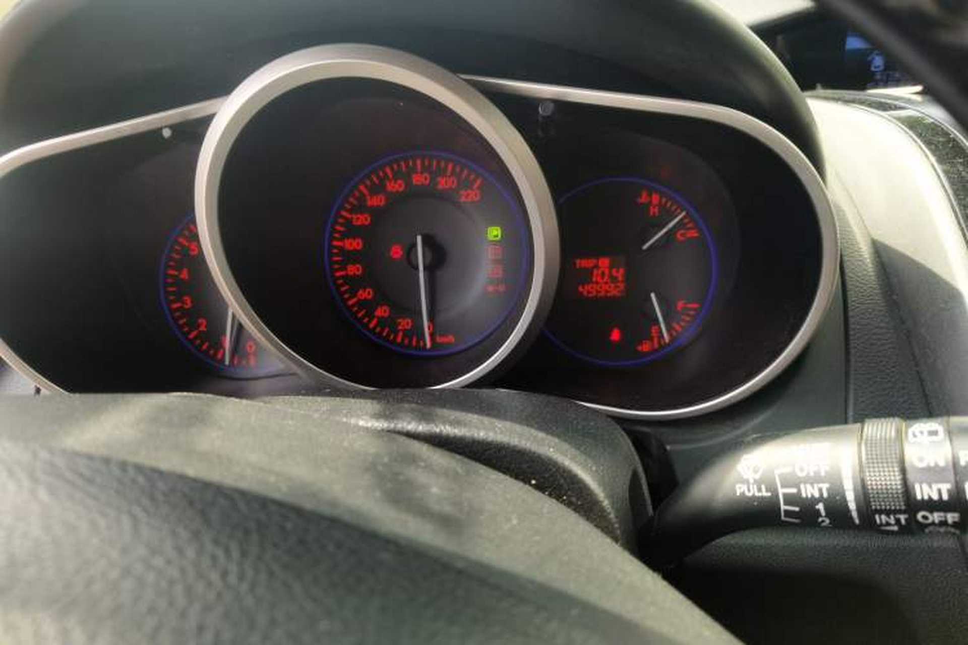 Used Mazda CX-7 2014 2.3T Smart All-Wheel-Drive Sport Edition Odometer Close Up
