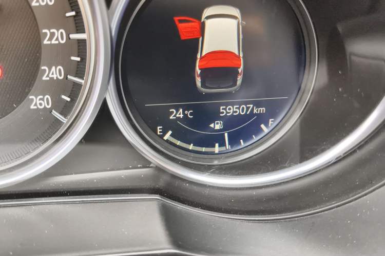 Used Mazda CX-8 2019 2.5L Two-Wheel Drive Prestige Version Odometer Close Up