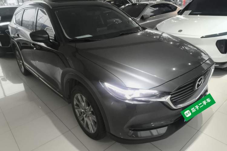 Used Mazda CX-8 2019 2.5L Four-Wheel Drive Deluxe Edition Front Right 45 Deg