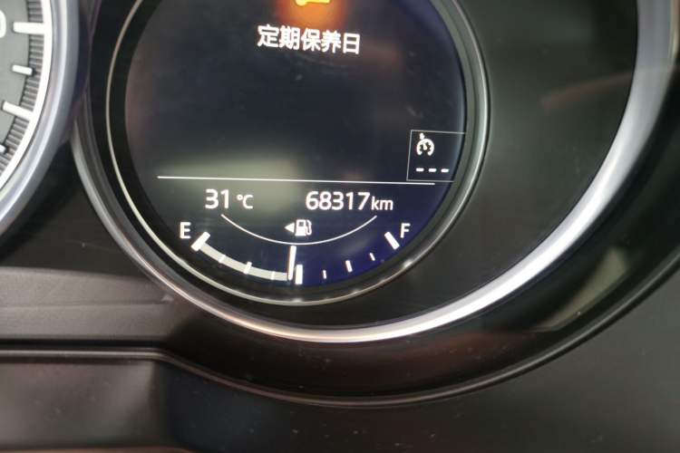 Used Mazda CX-8 2019 2.5L Two-Wheel Drive Prestige Version Odometer Close Up