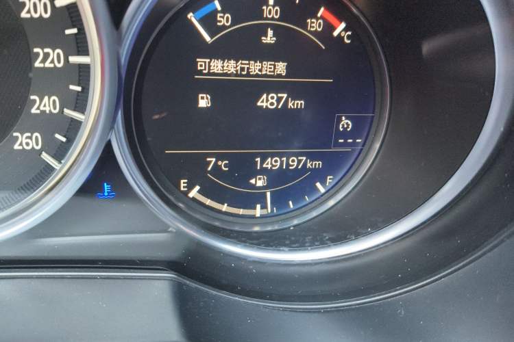 Used Mazda CX-8 2019 2.5L Two-Wheel Drive Prestige Version Odometer Close Up