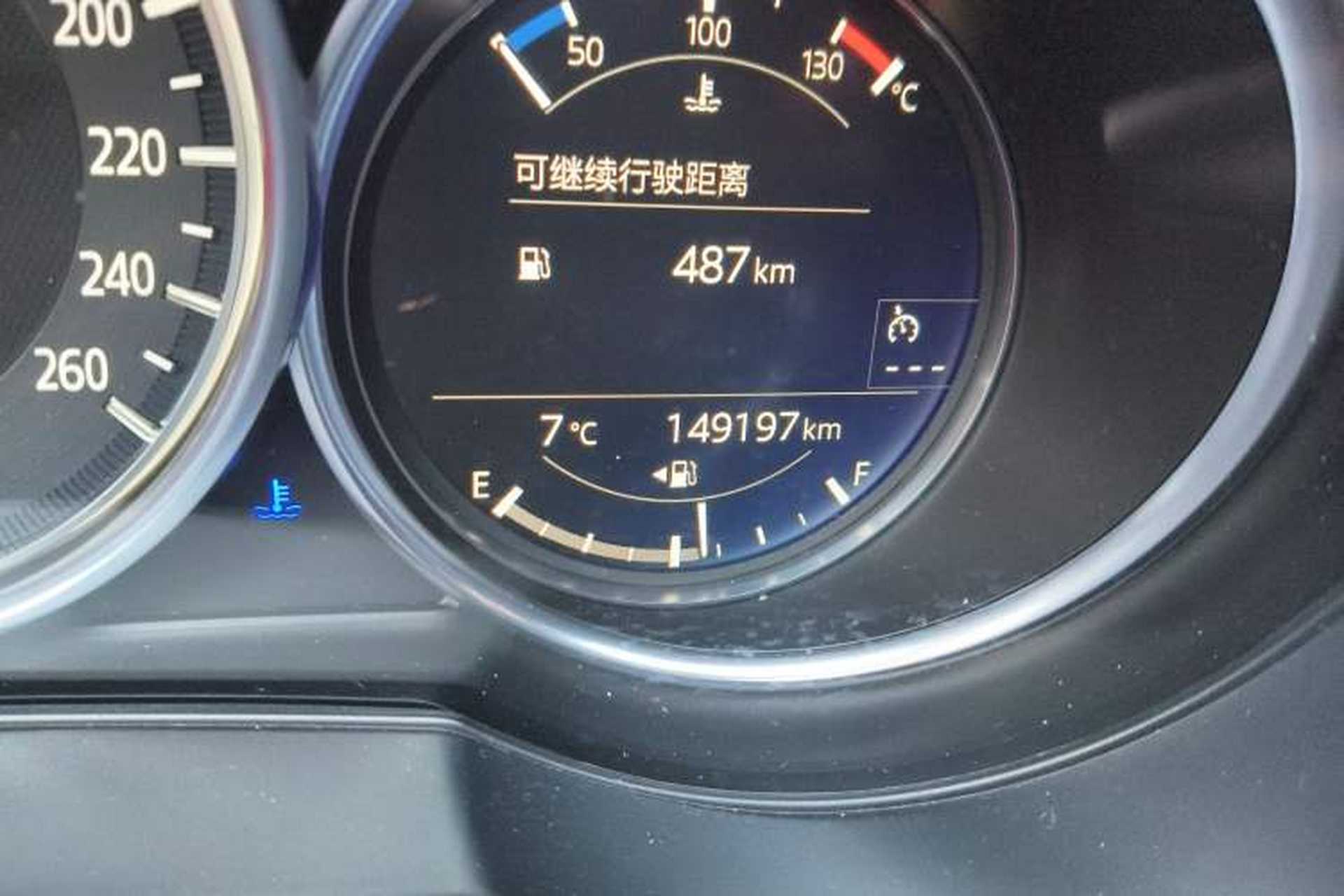 Used Mazda CX-8 2019 2.5L Two-Wheel Drive Prestige Version Odometer Close Up