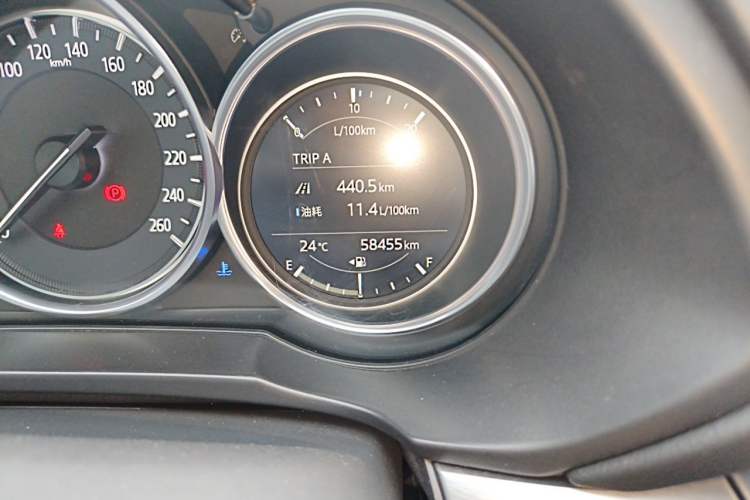 Used Mazda CX-8 2019 2.5L Four-Wheel Drive Deluxe Edition Odometer Close Up