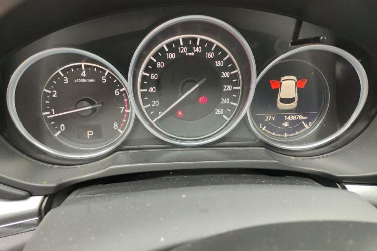 Used Mazda CX-8 2019 2.5L Two-Wheel Drive Prestige Version Odometer Close Up
