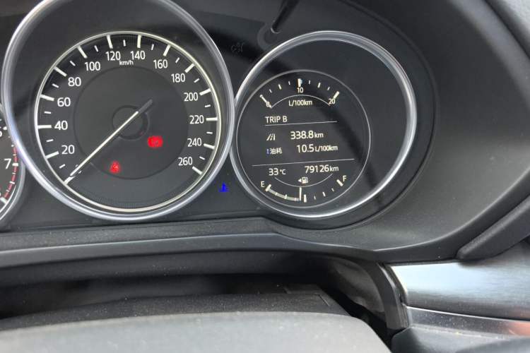 Used Mazda CX-8 2019 2.5L Two-Wheel Drive Prestige Version Odometer Close Up