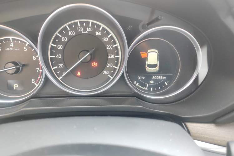 Used Mazda CX-8 2019 2.5L Four-Wheel Drive Flagship Model Odometer Close Up